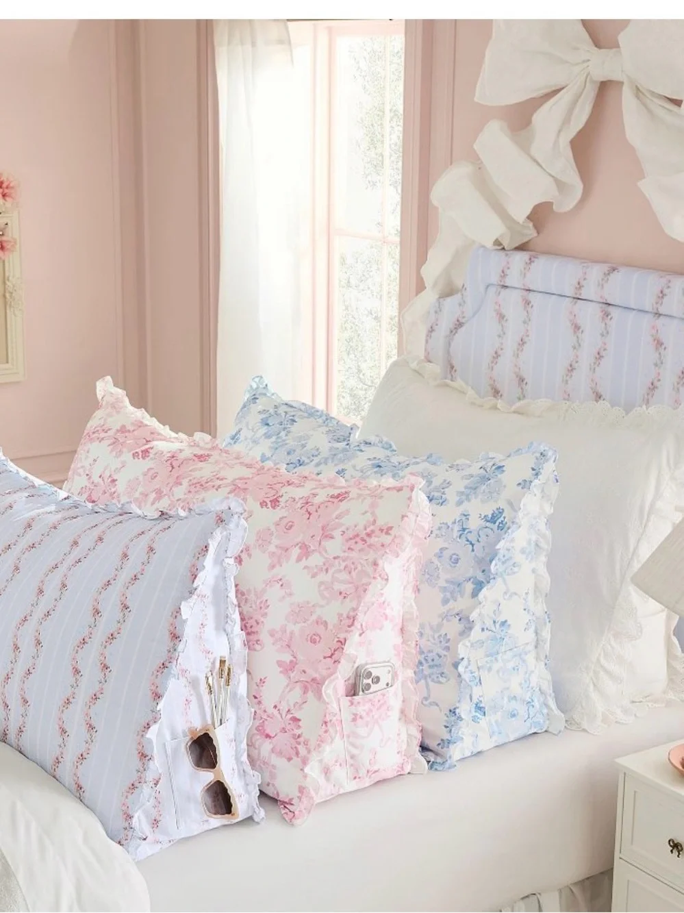 NWTs Pottery Barn Loveshack Fancy Wedge Dorm Pillow